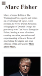 Mobile Screenshot of marcfisher.com